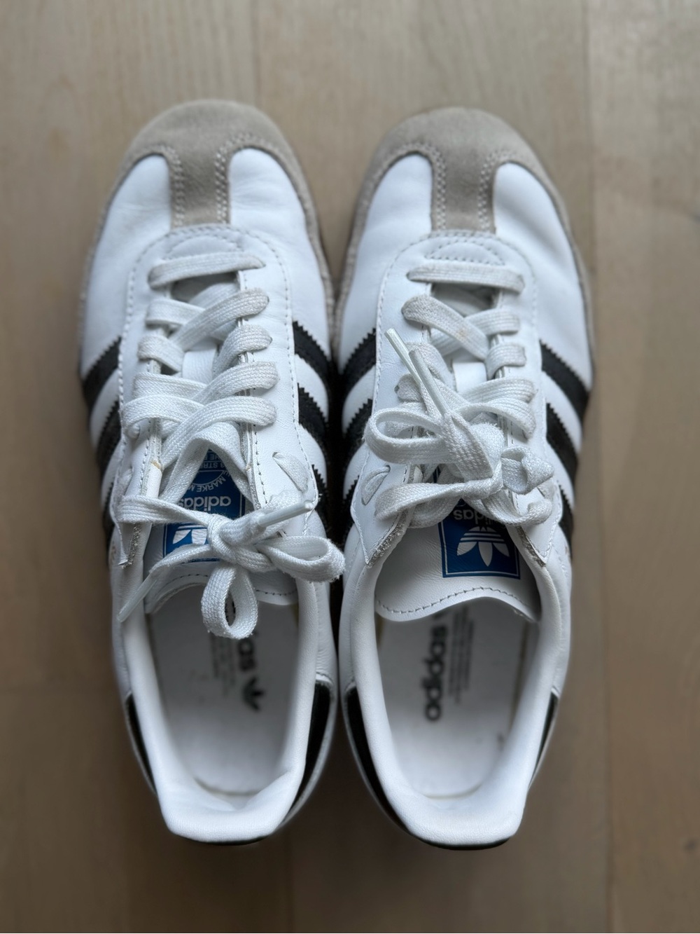 Adidas Samba OG Sneakers in White/Black - M5.5 / 7W - Picture 14 of 16
